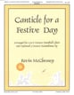 Canticle for a Festive Day Handbell sheet music cover